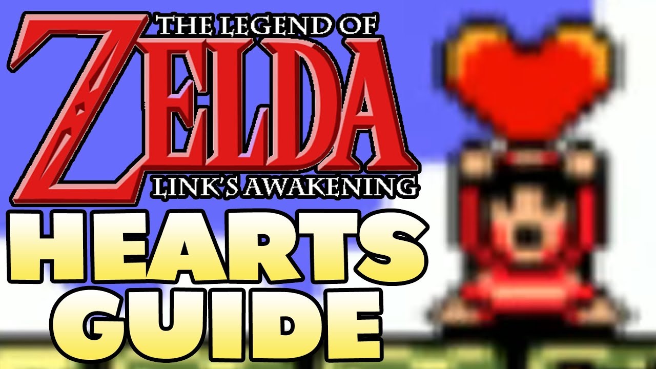 Zelda: Link's Awakening: All Heart Pieces Map and Locations