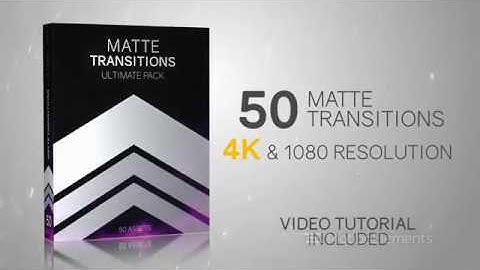 50 matte transitions ultimate pack preview | Magic Ae Templates