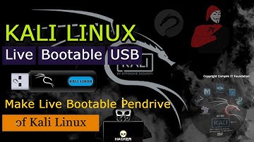 How to Make Live Bootable Pendrive of Kali Linux | Install Kali Linux On Bootable Pendrive