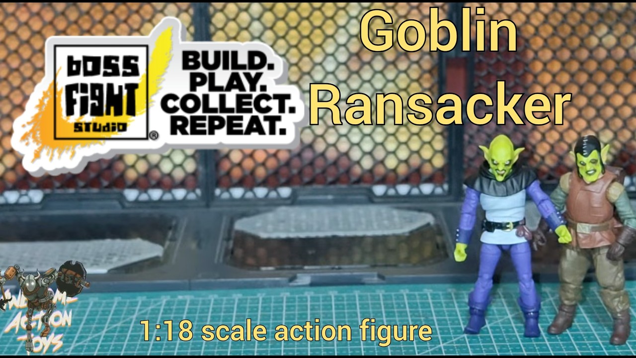 Action. Hack O'Grung Gang Goblin Ransacker 1:18 scale Vitruvian HACKS action figure ...