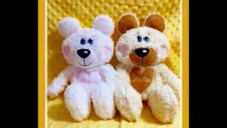 Love Bear stuffie stuffed toy ITH ' in the hoop' machine embroidery design