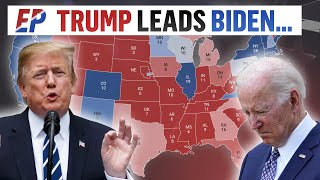 2024 Election Map Prediction Based on Current Poll Averages (January)