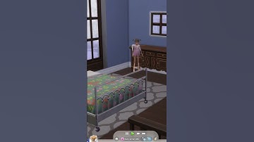 Um What?! 😂😂 Sims 4 Infant Update Glitch #shorts