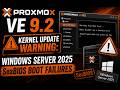 Proxmox VE 9.2 Kernel Update Warning: Windows Server 2025 SeaBIOS Boot Failures