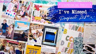 A Lil Jump Back into Project Life // *SCRAPBOOKING PROCESS VIDEO*