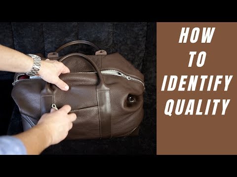 How To Identify A High Quality Leather Travel Bag