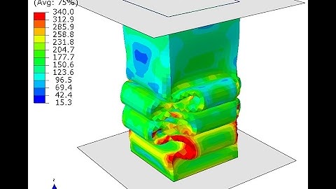 Abaqus Explicit - Square Tube Crush Tutorial (Nonlinear Buckling with post buckling behavior)