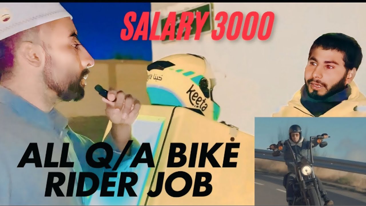 Saudi Arabia Ma Bike Rider Job Full Information Bike Rider Work In ...