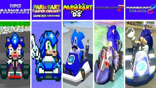 Evolution of Sonic Ranked Out in Mario Kart Games (1992-2024)