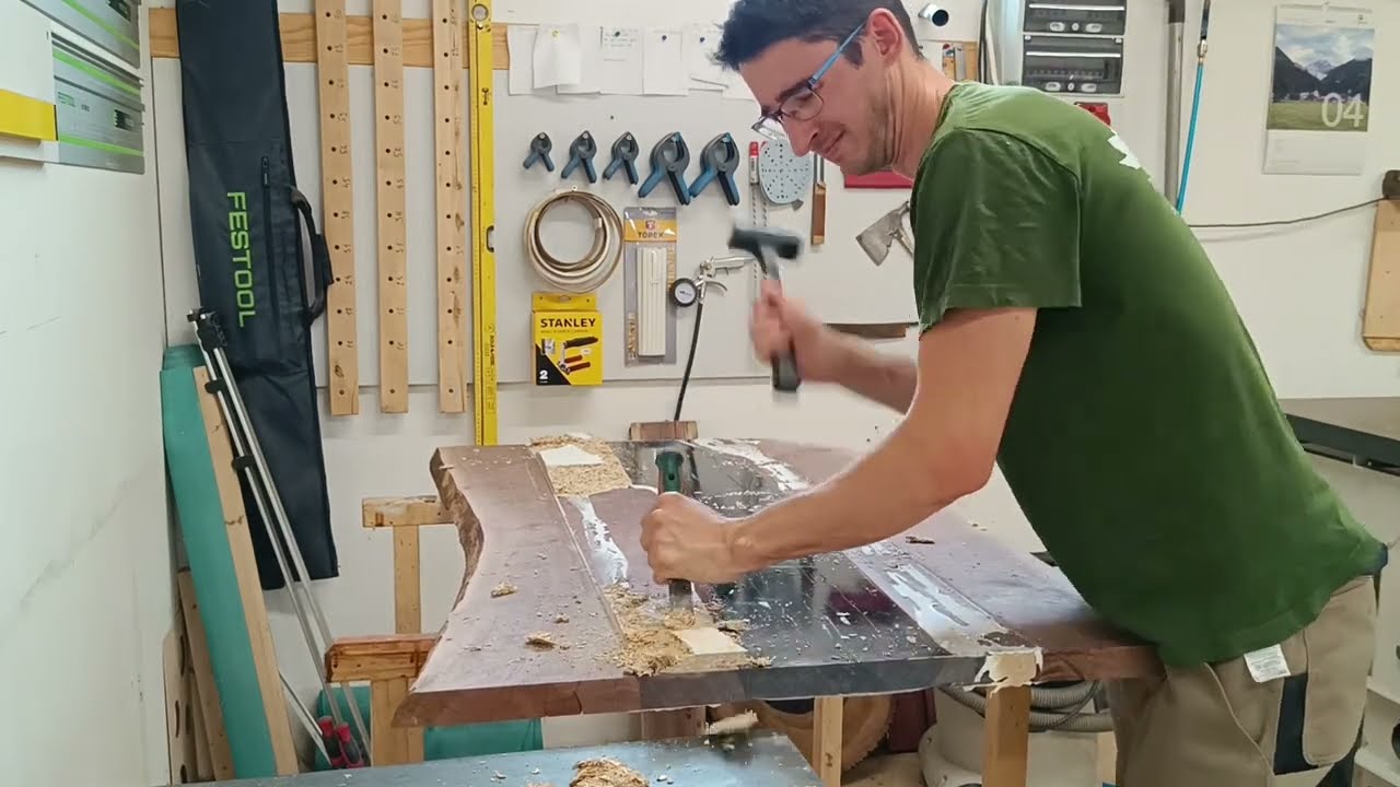 Életemben először Epoxy asztalt készítek! Tarts velem 1. rész