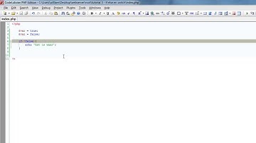 Urkerlan - PHP tutorials - seizoen 1 - aflevering 3 -  if, elseif, else en switch statements