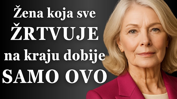 Ako daješ sebe do kraja a ipak se osećaš nevidljivo poslušaj ovo