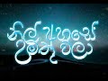 Nil Ahase Umathu Wala - Karaoke Version l H.R.Jothipala නිල් අහසේ උමතු වලා