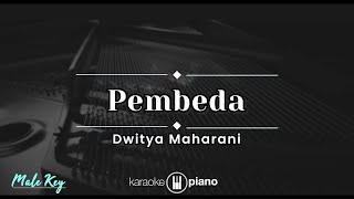 Pembeda - Dwitya Maharani (KARAOKE PIANO - MALE KEY)