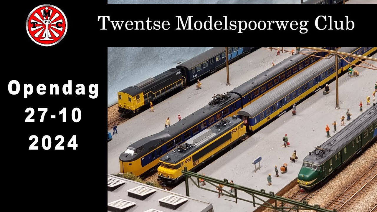 Bezoekje aan de Twentse Modelspoorweg Club TMC in Enschede 27-10-2024