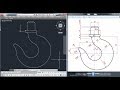 Autocad 2d practice drawing  exercise 6  crane hook basic  advance tutorial