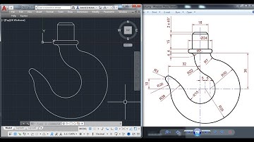 AutocAD 2D Practice Drawing / Exercise 6 / Crane Hook /Basic & Advance Tutorial
