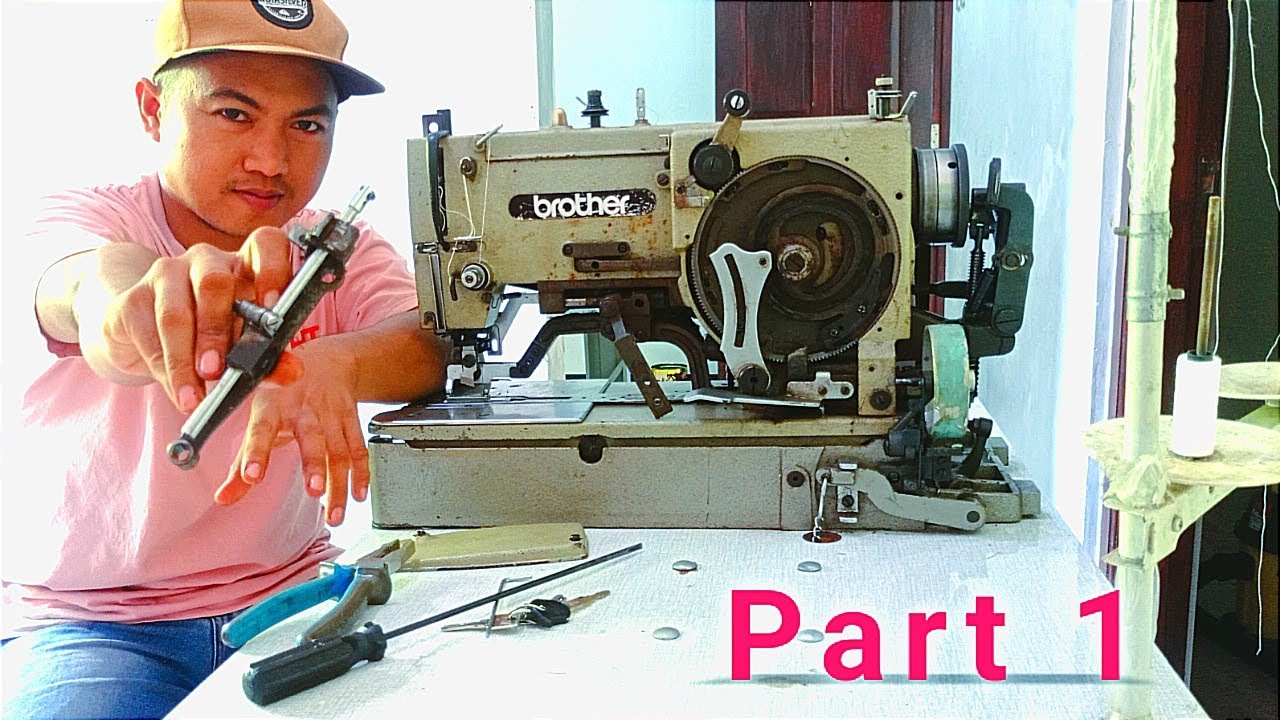 Yuk ! belajar bareng bareng Bongkar tiang jarum lobang kancing brother 814