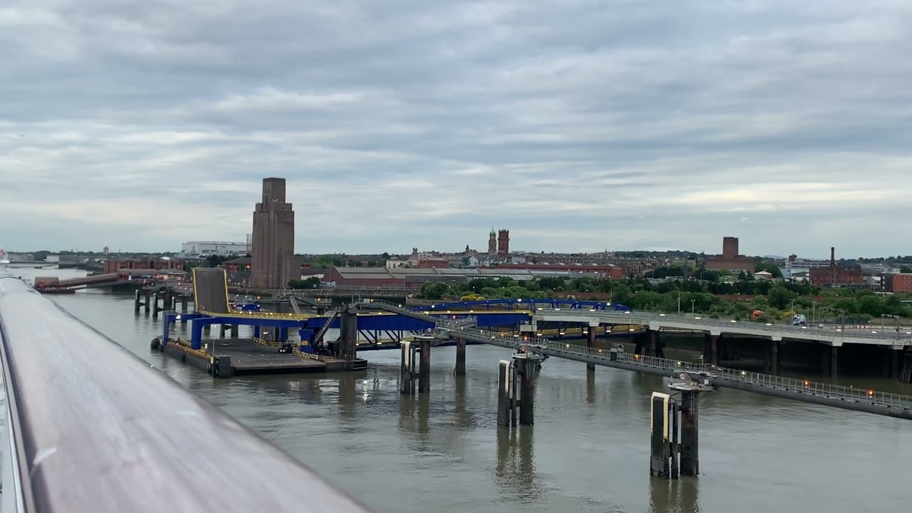 Arriving into Birkenhead on Stena Edda