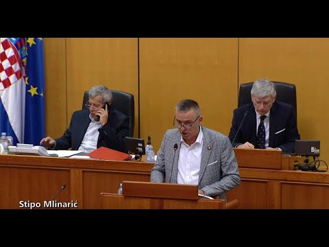 Stipo Mlinaric Domovinski pokret Sabor 2022 07 11