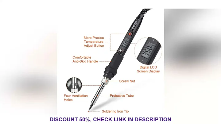 JCD 80W Soldering Iron Kit LCD Adjustable Temperature 220V 110V Solder Welding Tools Soldering Tips