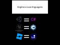 Engines e suas linguagens #aprender #programação #unrealengine #robloxstudio