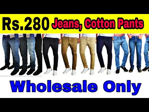 Men's Non Denim Cotton Plain Trousers at Best Price in Kanpur | R. A.  Enterprises