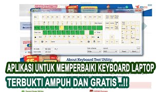 Aplikasi gratis untuk memperbaiki keyboard laptop ( Keyboard Test Utility ) screenshot 3