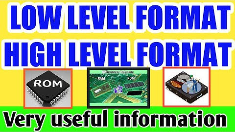 🌈 2021 LL format low level formatting and high level formatting and low level formatting tricks