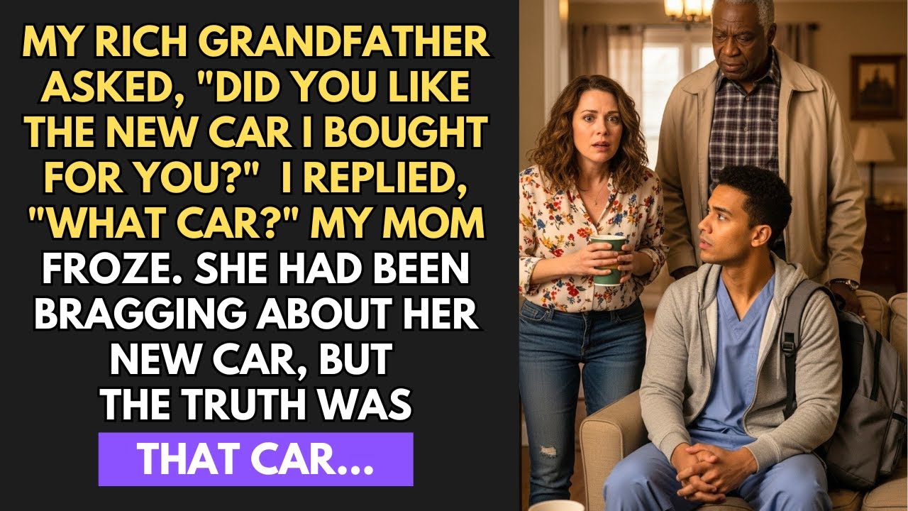 Мой богатый дедушка спросил: «Тебе понравилась новая машина, которую я тебе купил?» Я ответил: «Ч...