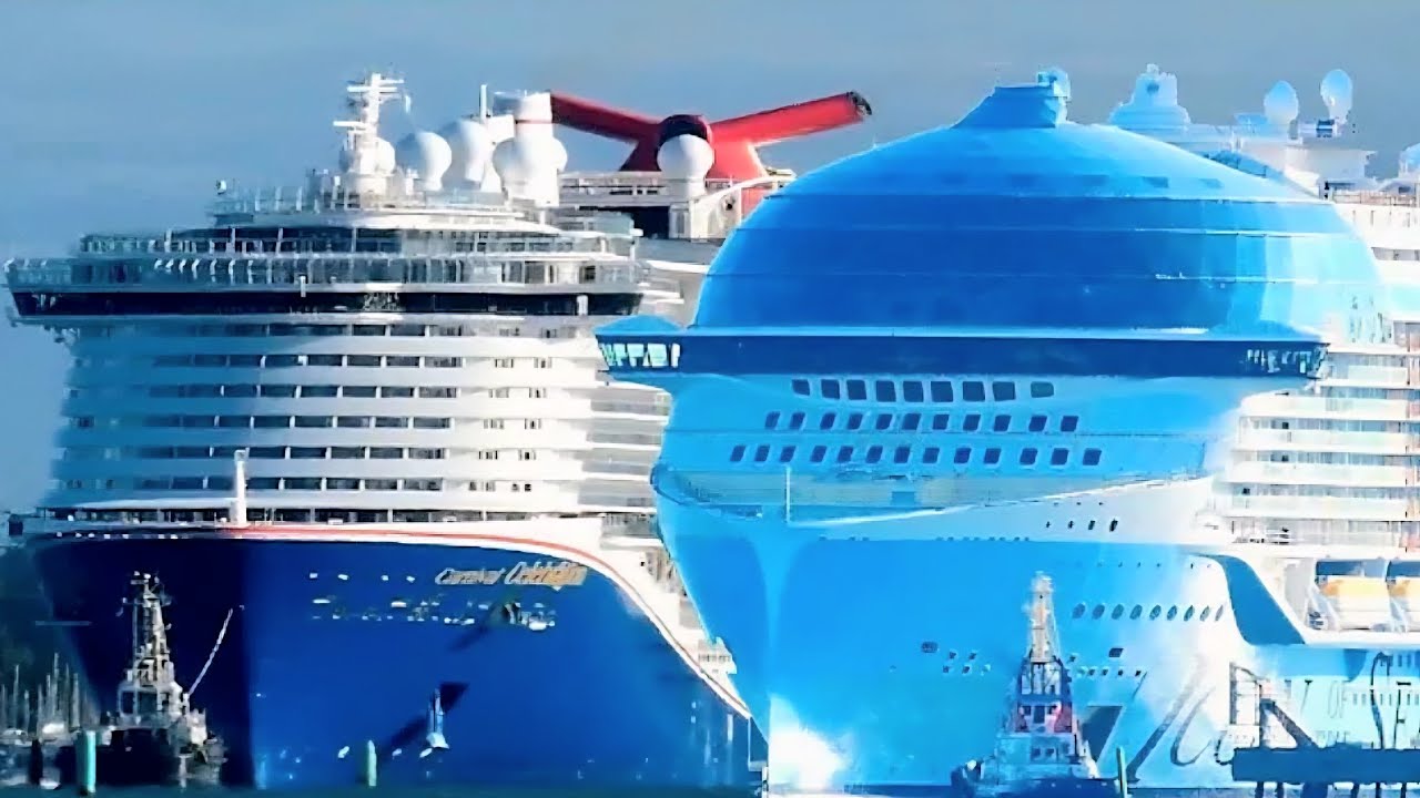 Cruise ship horn compilation | Star of the Seas, Icon of The Seas and other cool ships