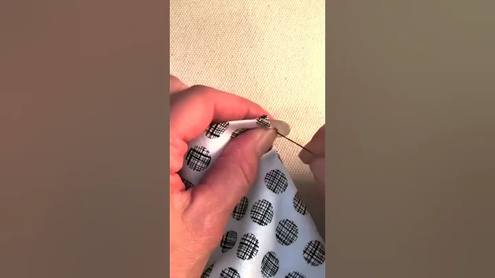 Sew a button like a pro! #shorts