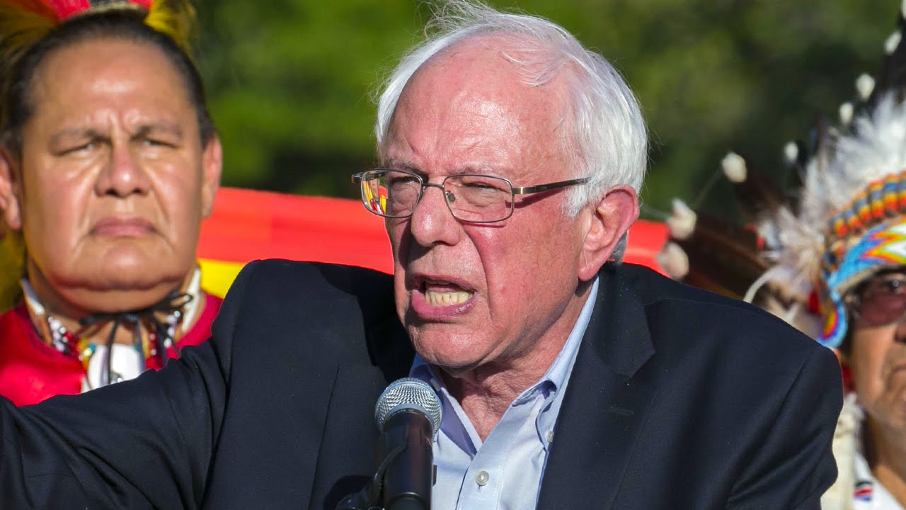 Bernie Sanders Joins the Front Lines of Dakota Access Pipeline Protest - The Ring Of Fire