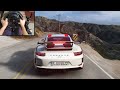 Porsche 911 gt3 canyon run  assetto corsa  thrustmaster t300rs gameplay