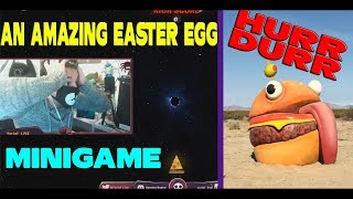 Fortnite "The End" SECRET EASTER EGG MINIGAME KONAMI CODE !!!