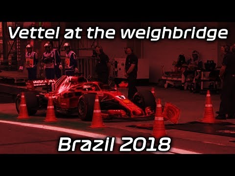 F1 | Vettel at the weighbridge | Brazil 2018