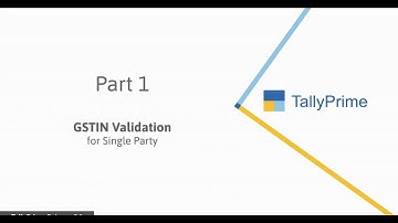 How to Validate GSTIN UIN Online in TallyPrime? |4qs| 4 Quadrant Solutions| Tally| Learn Tally