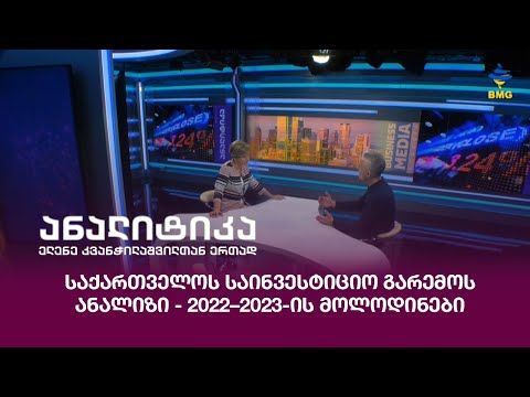 საქართველოს საინვესტიციო გარემოს ანალიზი - 2022–2023-ის მოლოდინები