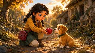 The Girl Who Shared Her Last Apple 🍎 | A Heartwarming Silent Story