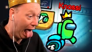 KNOSSI spielt das ERSTE mal A MONGO US!  | Among Us