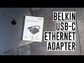 Belkin USB-C Ethernet-adapter | using the iPad without WiFi | for Smartphones & Notebooks [4K]