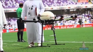 Drone en el Fútbol / Drone Football - Un Dron hace el saque de honor!