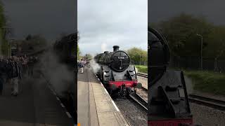 BR std 5 73156 at Leicester North during the GCR Goods Friday #steamlocomotive #greatcentralrailway