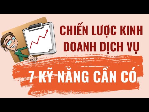 CHIẾN LƯỢC KINH DOANH DỊCH VỤ – 7 KỸ NĂNG CẦN CÓ ĐỂ PHÁT TRIỂN DỊCH VỤ