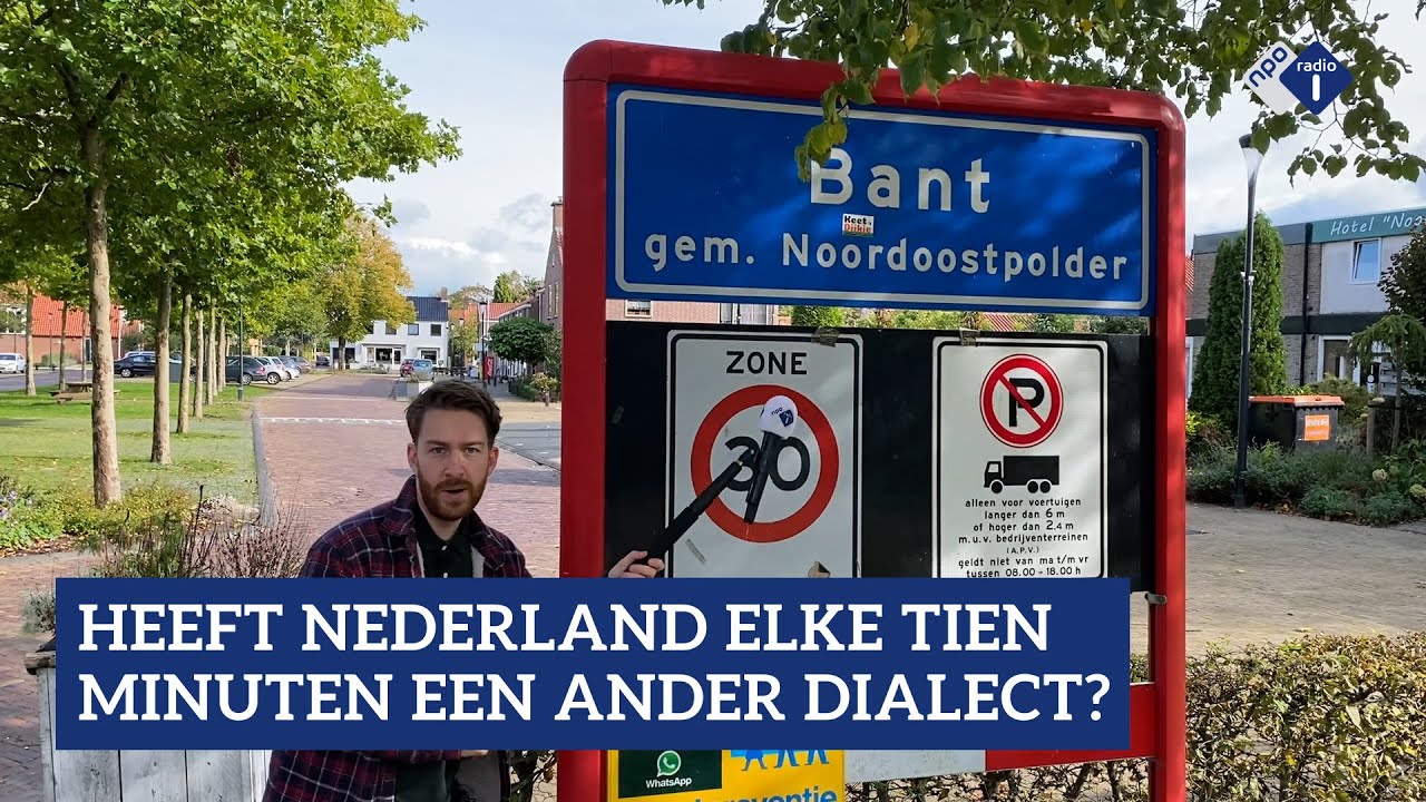De proef op de som: heeft Nederland een ander dialect elke tien