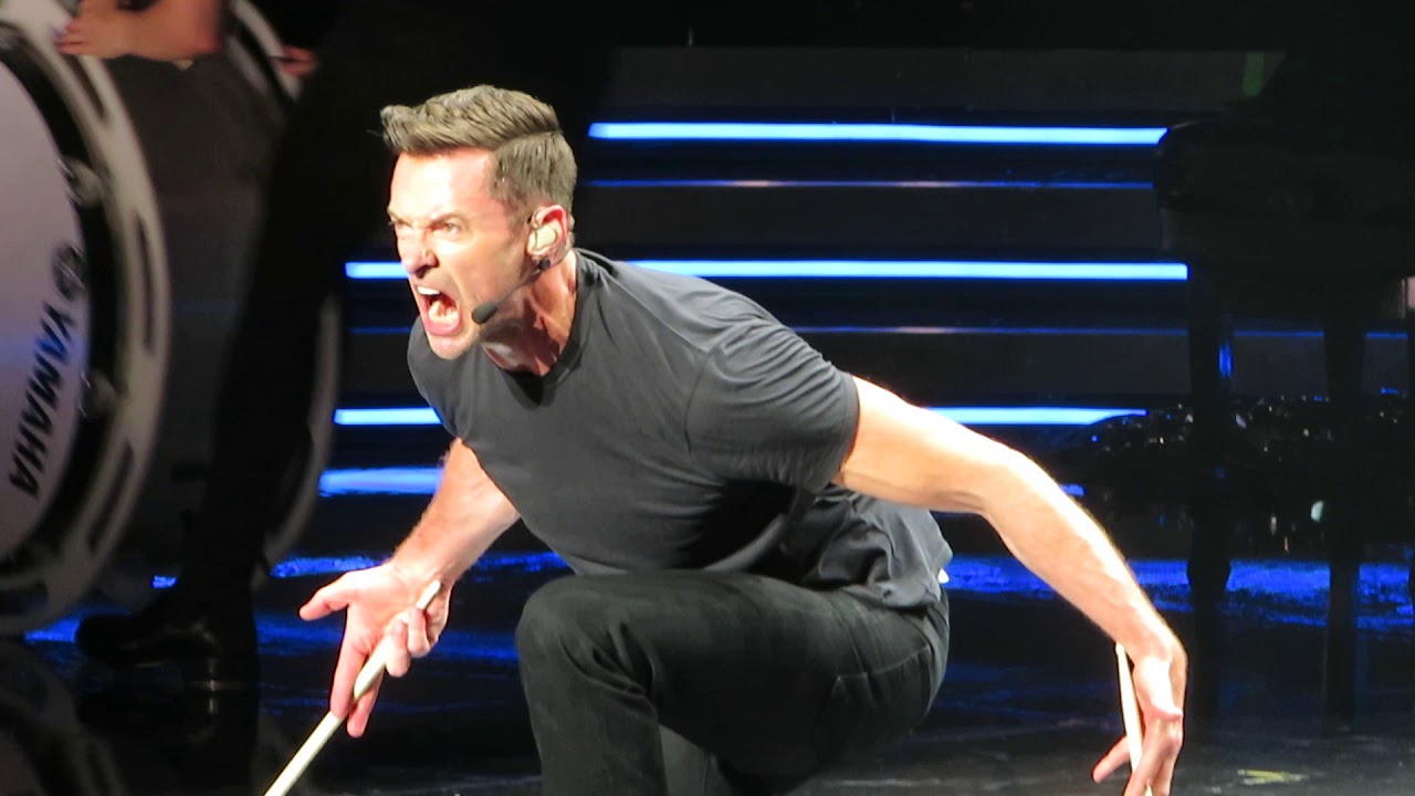 Hugh Jackman Tap Dancing/Drumming and talking YouTube
