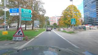 22/1 Streets of Switzerland... Autobahn A1 Bern - Kerzers - 4K