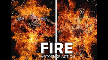 Fire Photoshop Action Tutorial