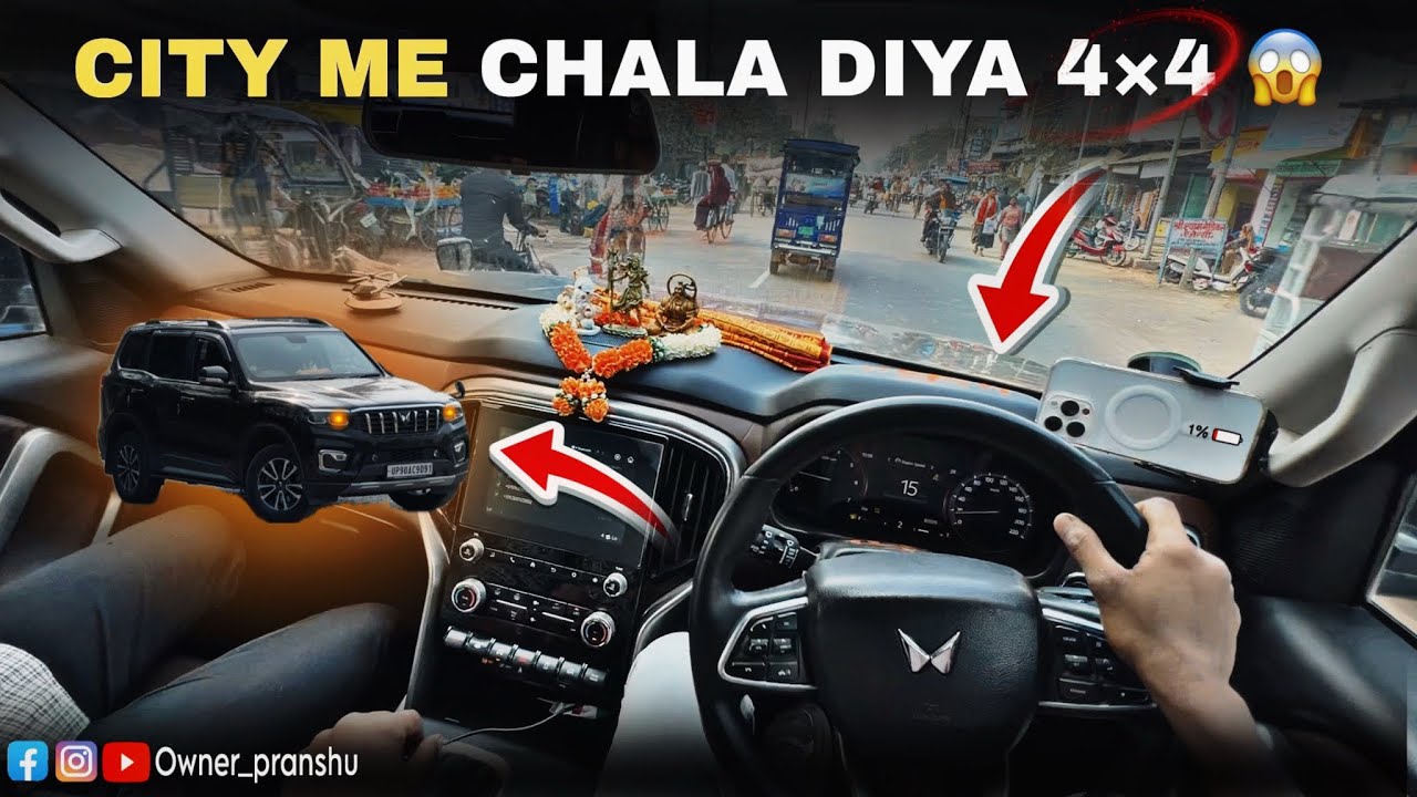 Shehar Ki Sadko Pe 4×4 💀 | Scorpio-N Z8L Experience❓