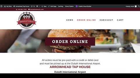 How do change the order type for the Clover / Smart Online Order Wordpress
